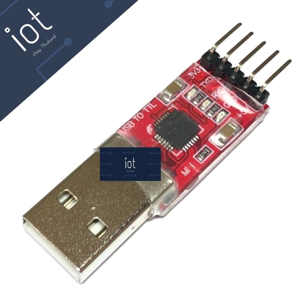 CP2102 module USB to TTL พร้อมสายไฟ