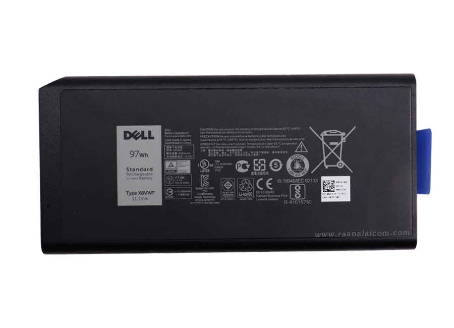 Battery Dell Latitude E5404 Original X8VWF ลด ราคา พิเศษ แบตเตอรี่ โน๊ตบุ๊ค Dell Latitude E5404 97Whr ตรงรุ่น ใช้งานได้ดี