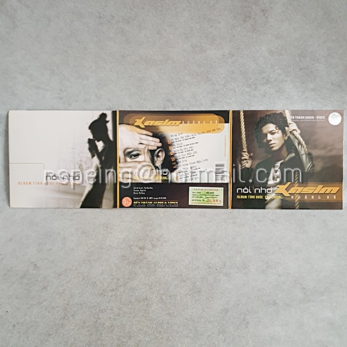 CD เพลงเวียดนาม Kasim Hoàng Vũ : Nỗi Nhớ - Tình Khúc Phú Quang