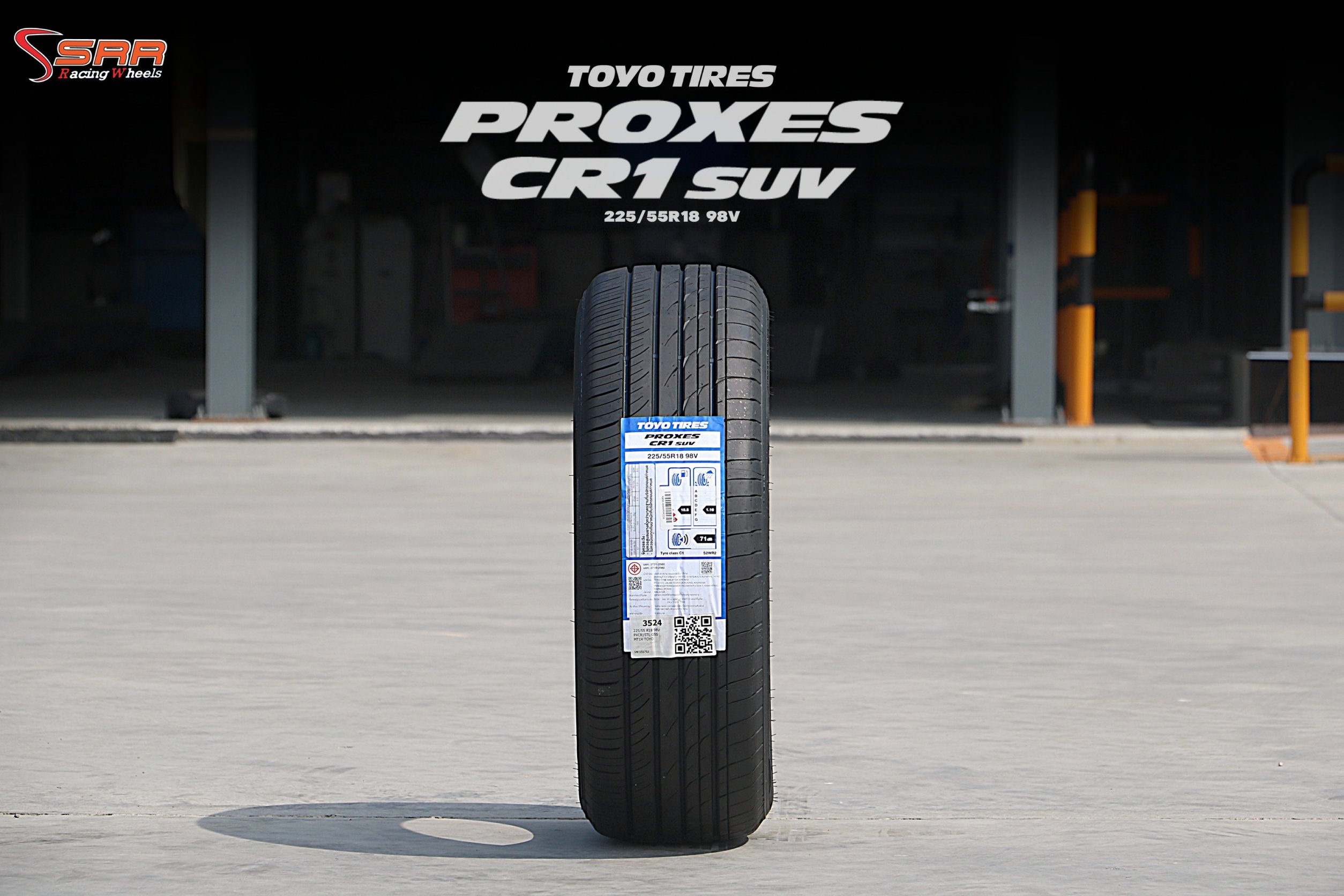 TOYO PROXES CR1 SUV ขนาด 225/55R18 ปี2024