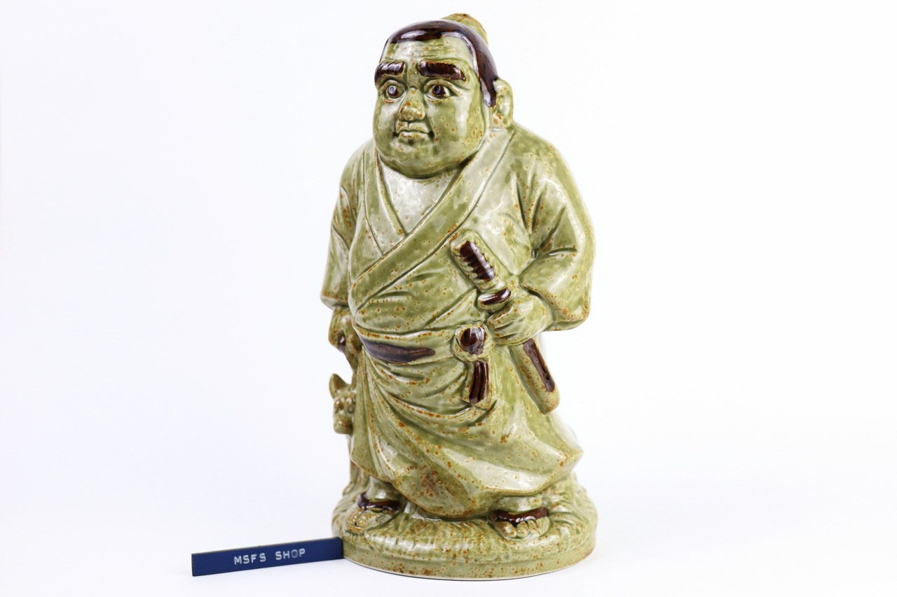 [Vintage] ขวดสาเก Kokubu Satsuma รูปร่าง Saigo Takamori