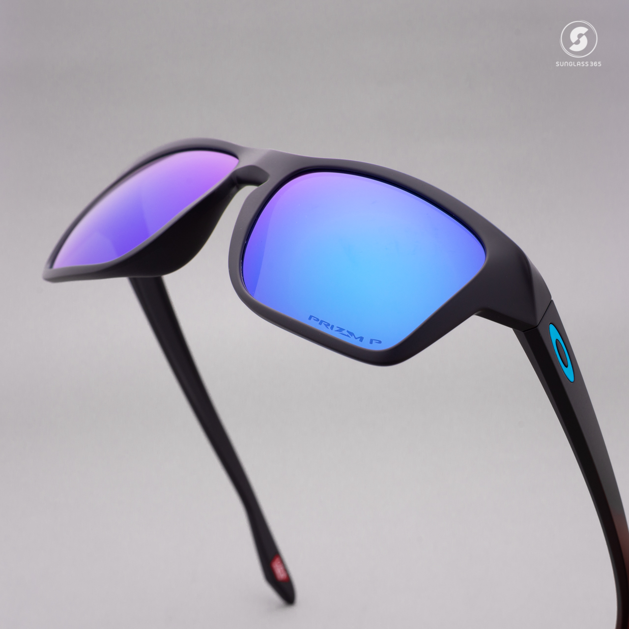 Oakley OO9448f-04 Sylas(A) Matte Black Prizm Sapphire Iridium Polarized