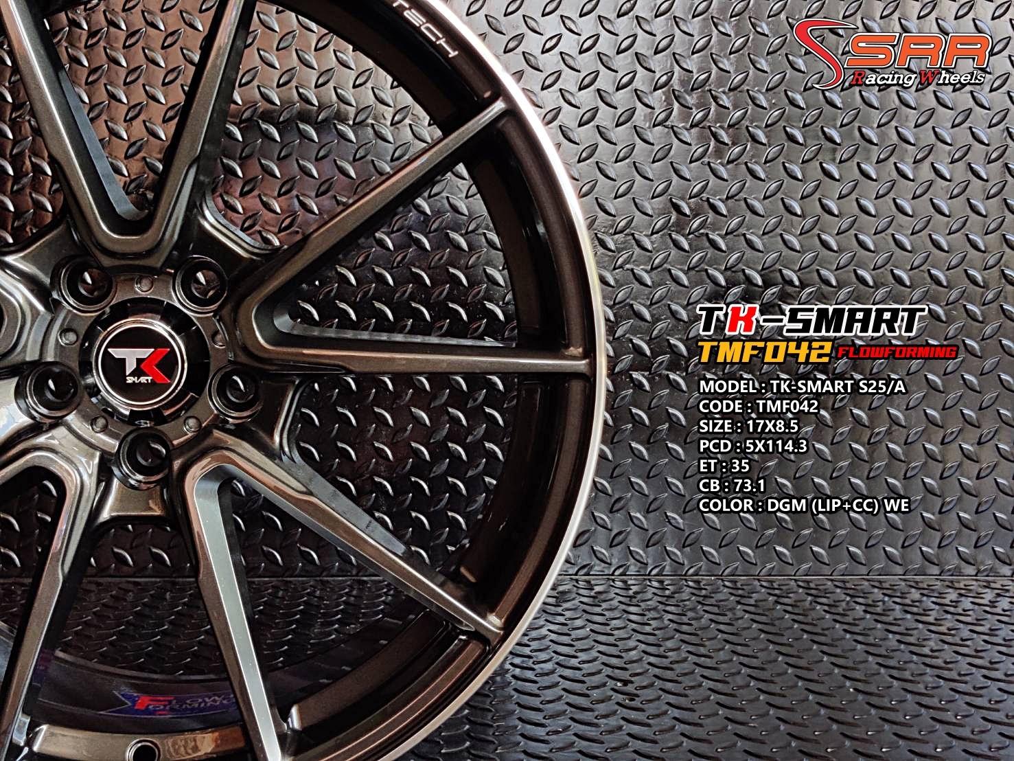 TMF042 17X8.5 5X114.3 35 73.1 DGM (LIP-CC) WE