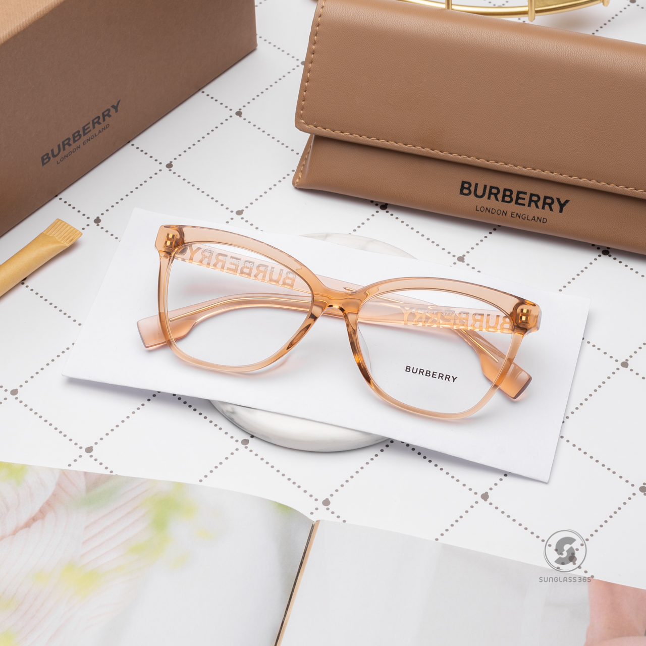 BURBERRY BE2364F Grace 3779 Brown