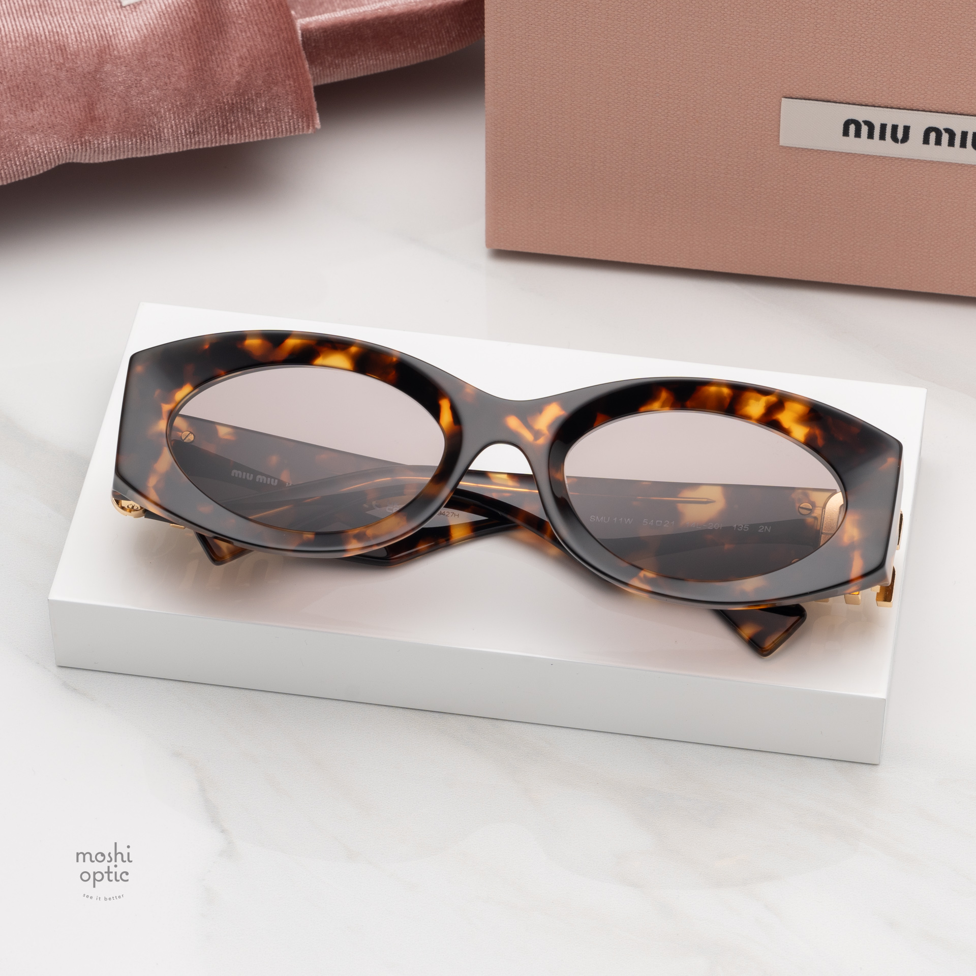 แว่นกันแดด Miu Miu Glimpse MU11WS 14L20I