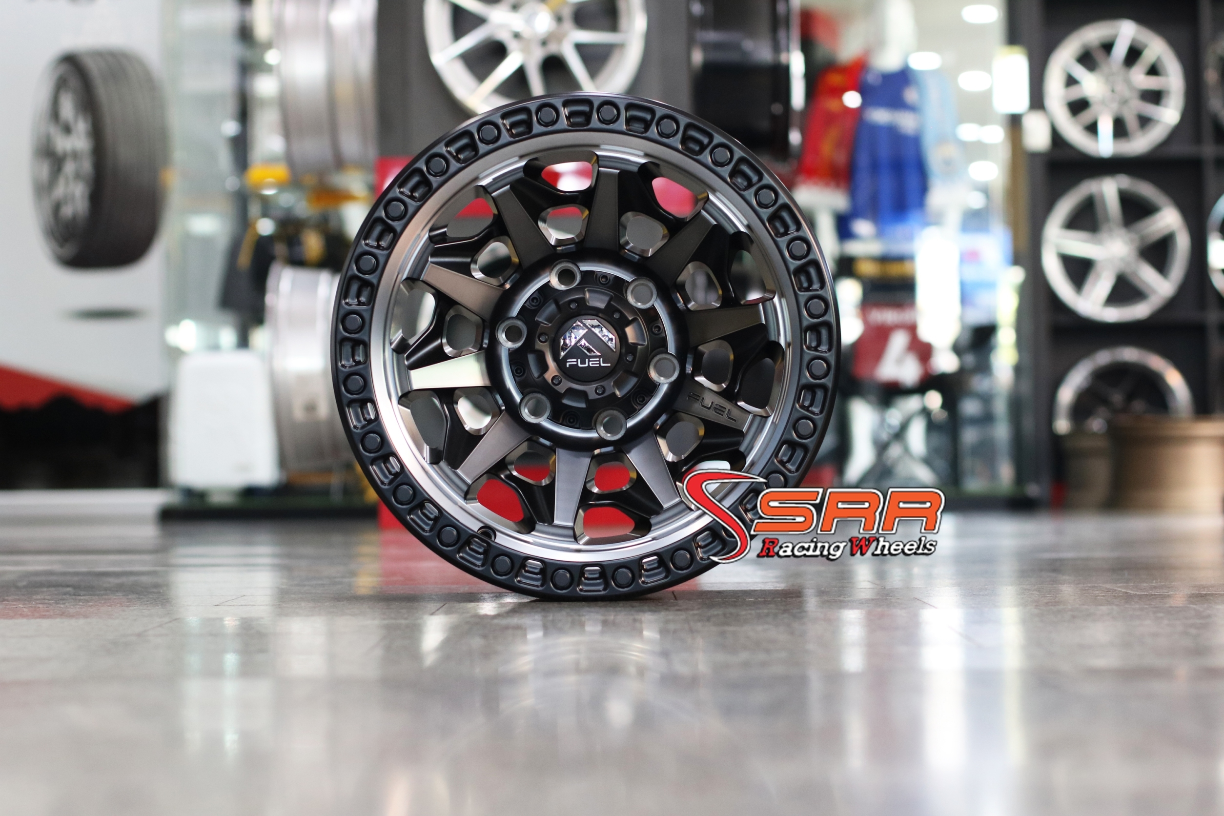 ล้อแม็กซ์แท้ FUEL COVERT ขอบ16 กว้าง8 PCD6X139.7 offset+1