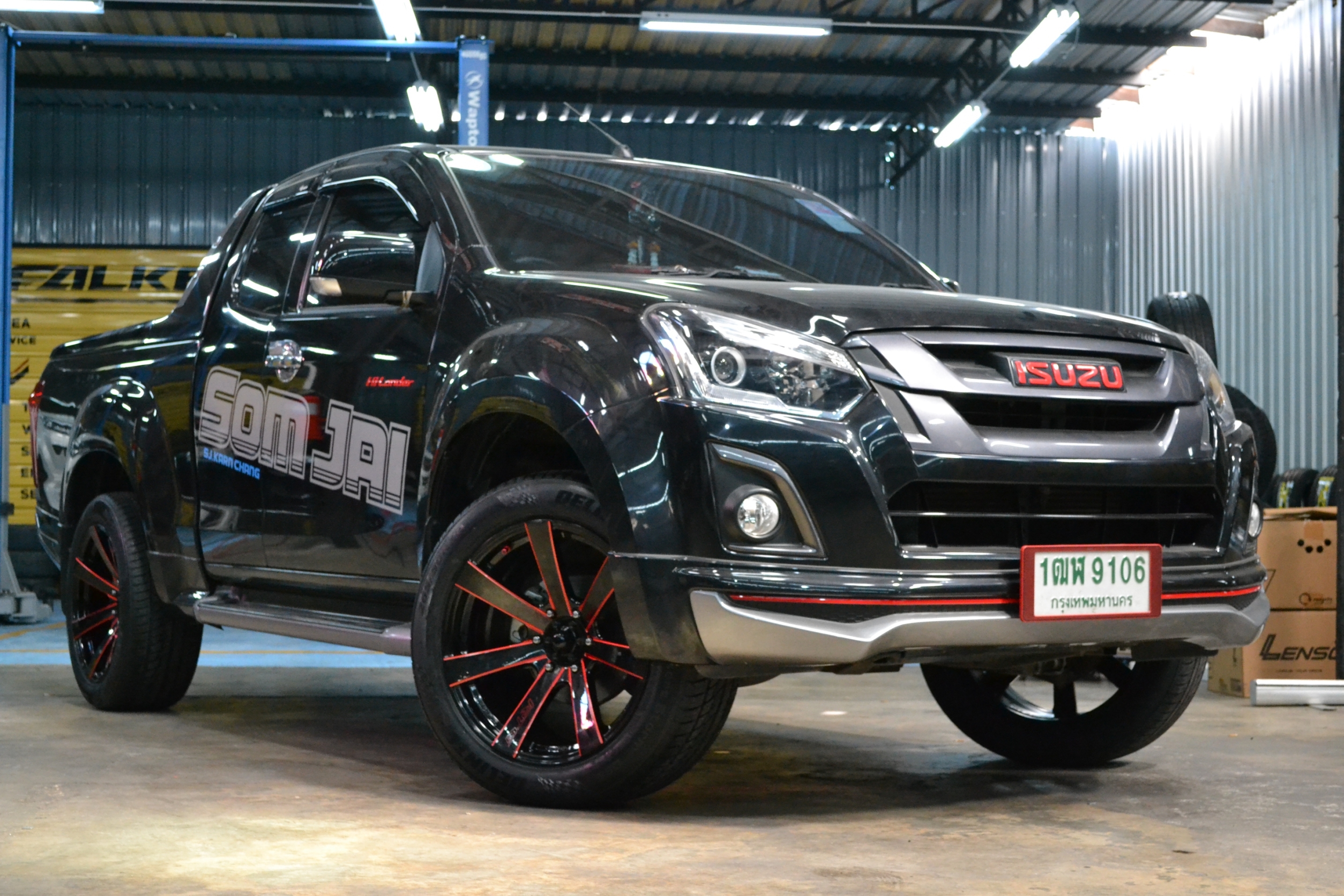 ล้อแท้ LENSO RTG ขอบ18พร้อมยางFALKEN ราคาถูก