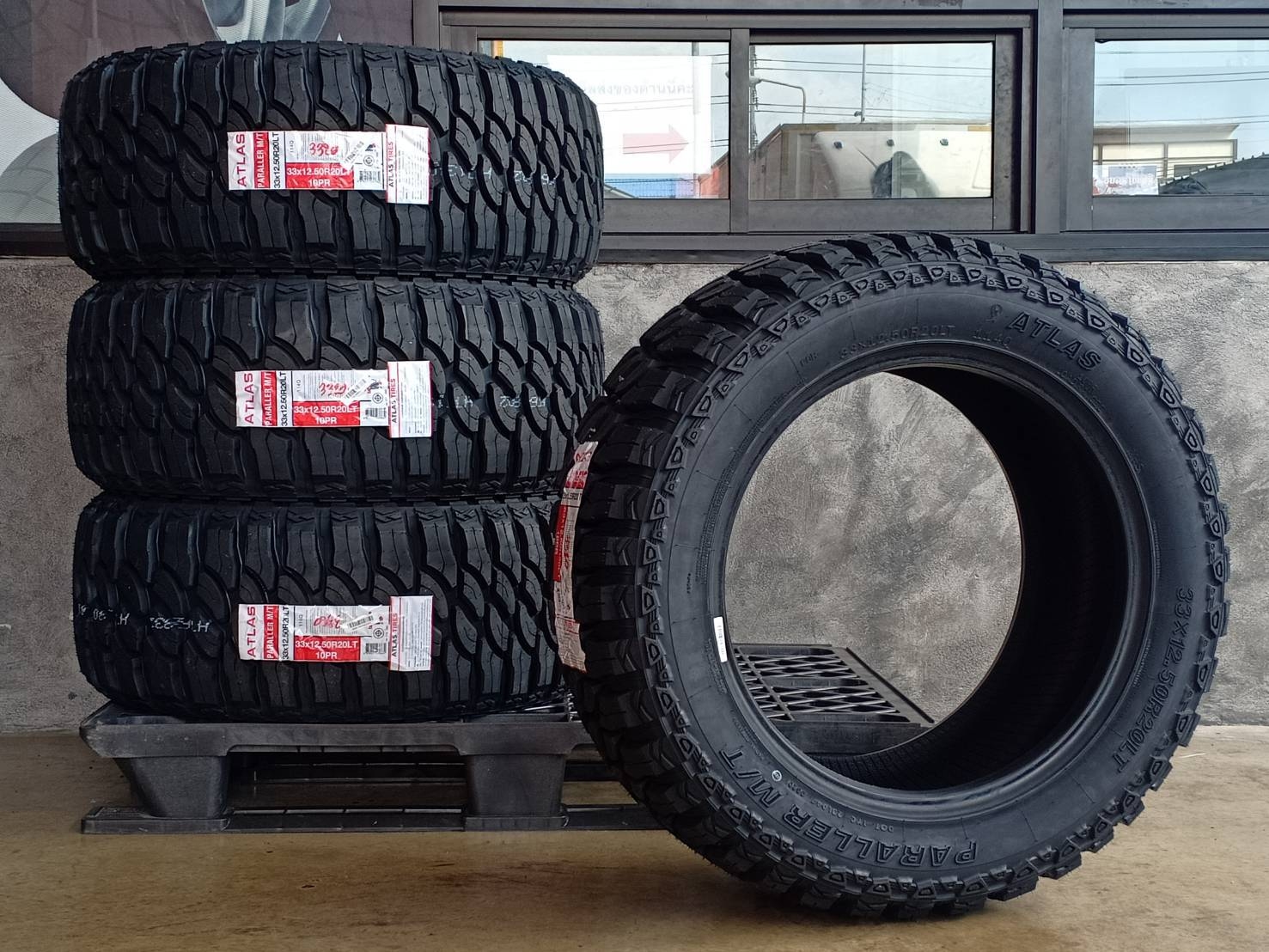 ATLAS 33X12.50R20 PARALLER M/T 114Q 10PR MADE IN THAILAND