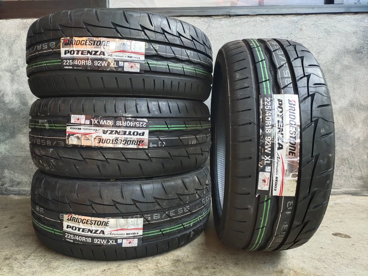BRDGESTONE POTENZA RE003 225/40R18 92W (ปี19)