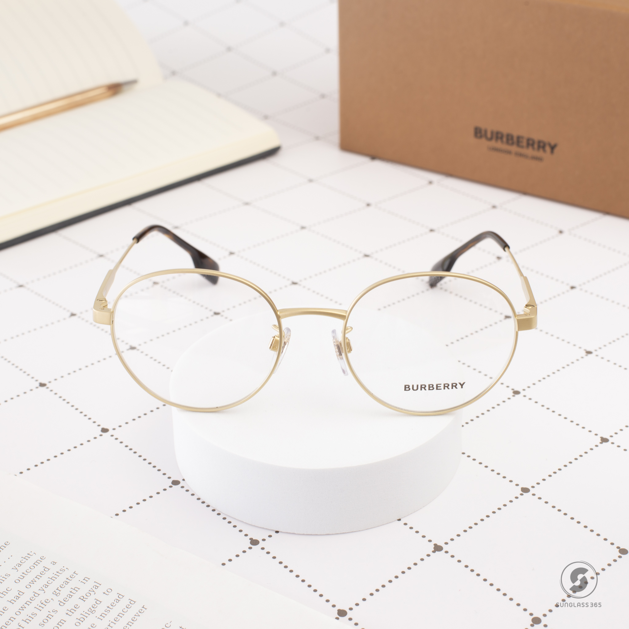 BURBERRY BE1363TD 1331 Light Gold