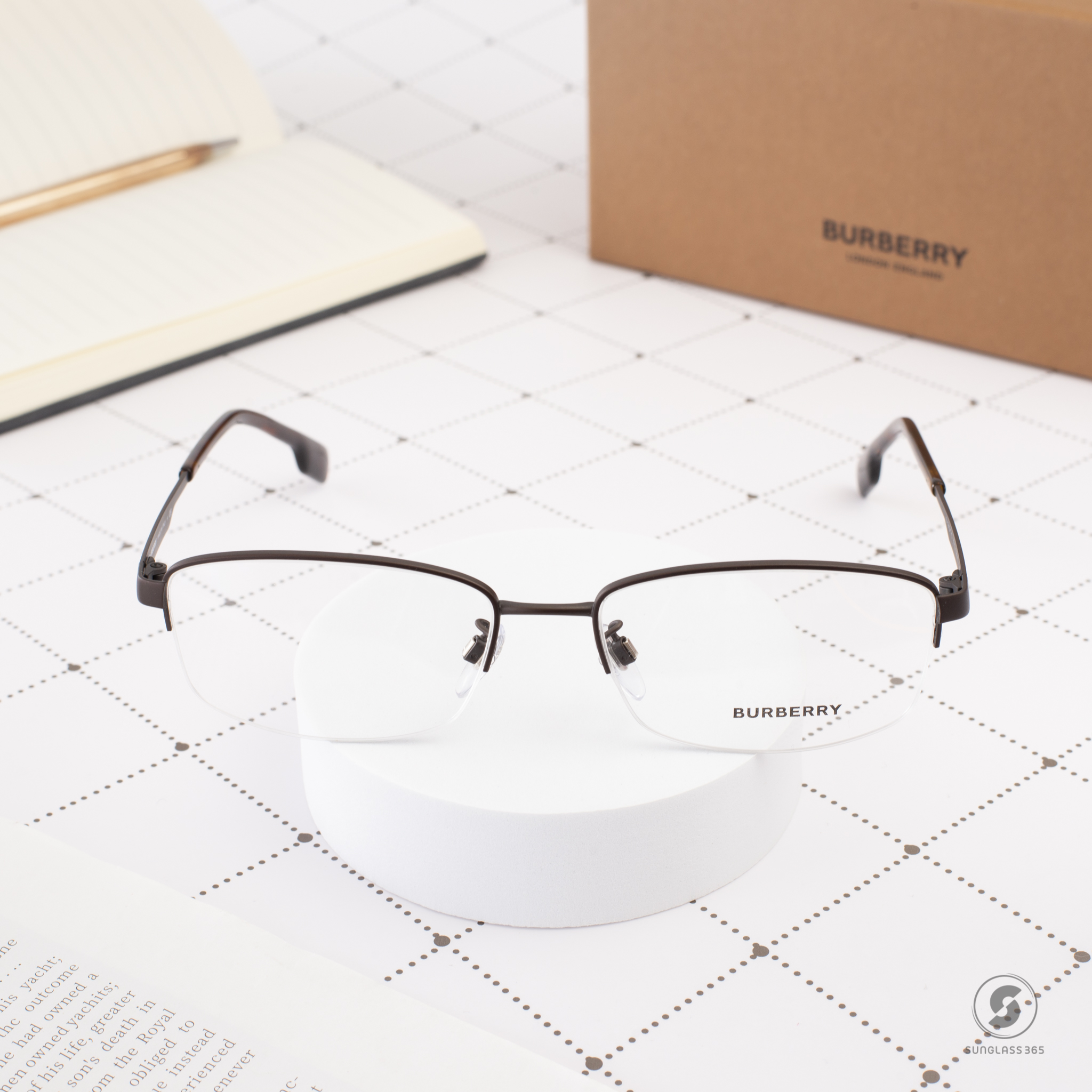 BURBERRY BE1342TD 1012 Matte Brown