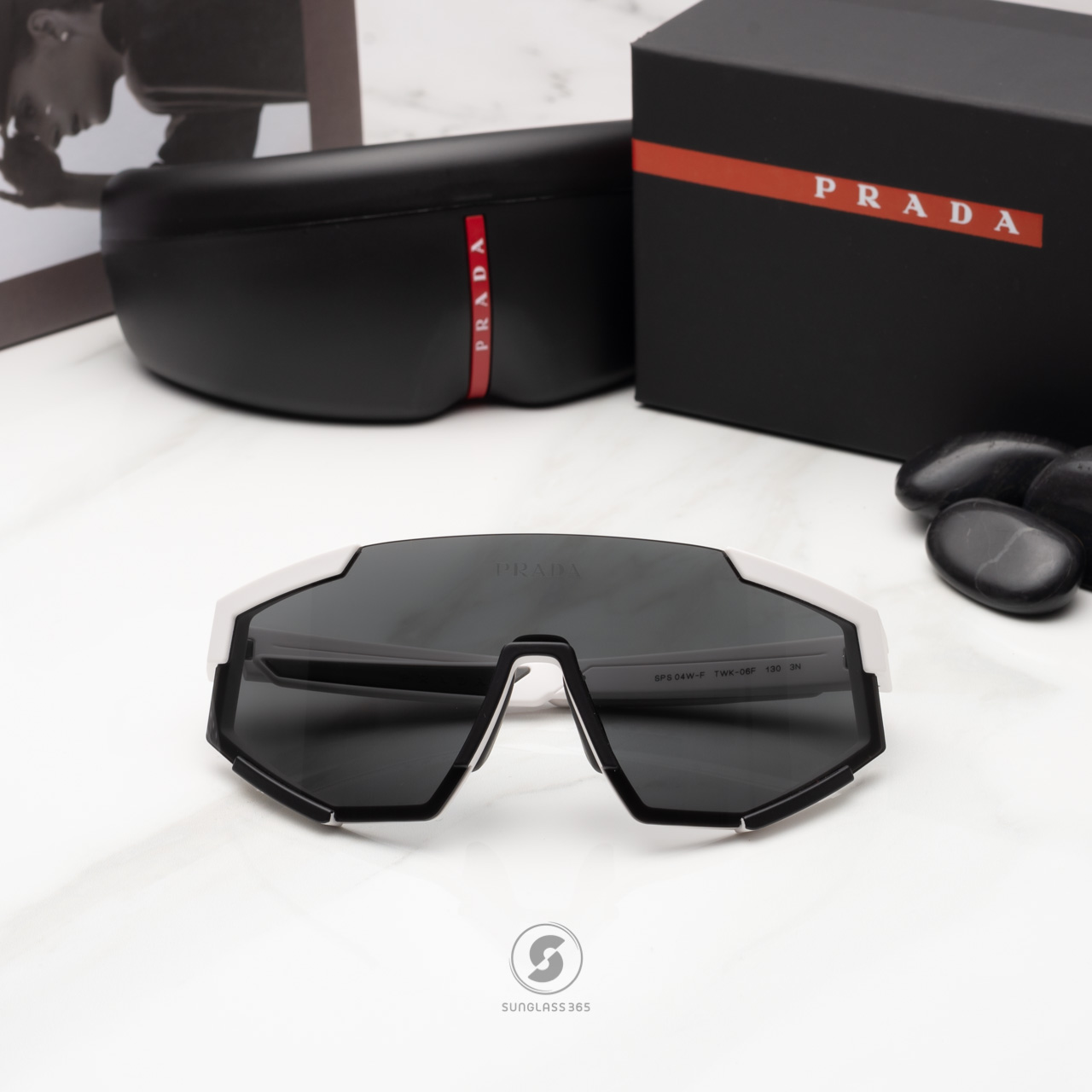 PRADA PS04WSF TWK06F White Rubber