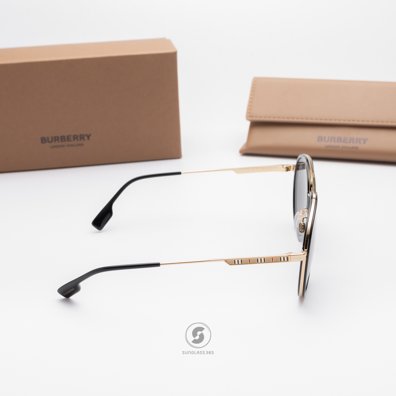 BURBERRY OLIVER BE3125 1001781 Black Dark Grey