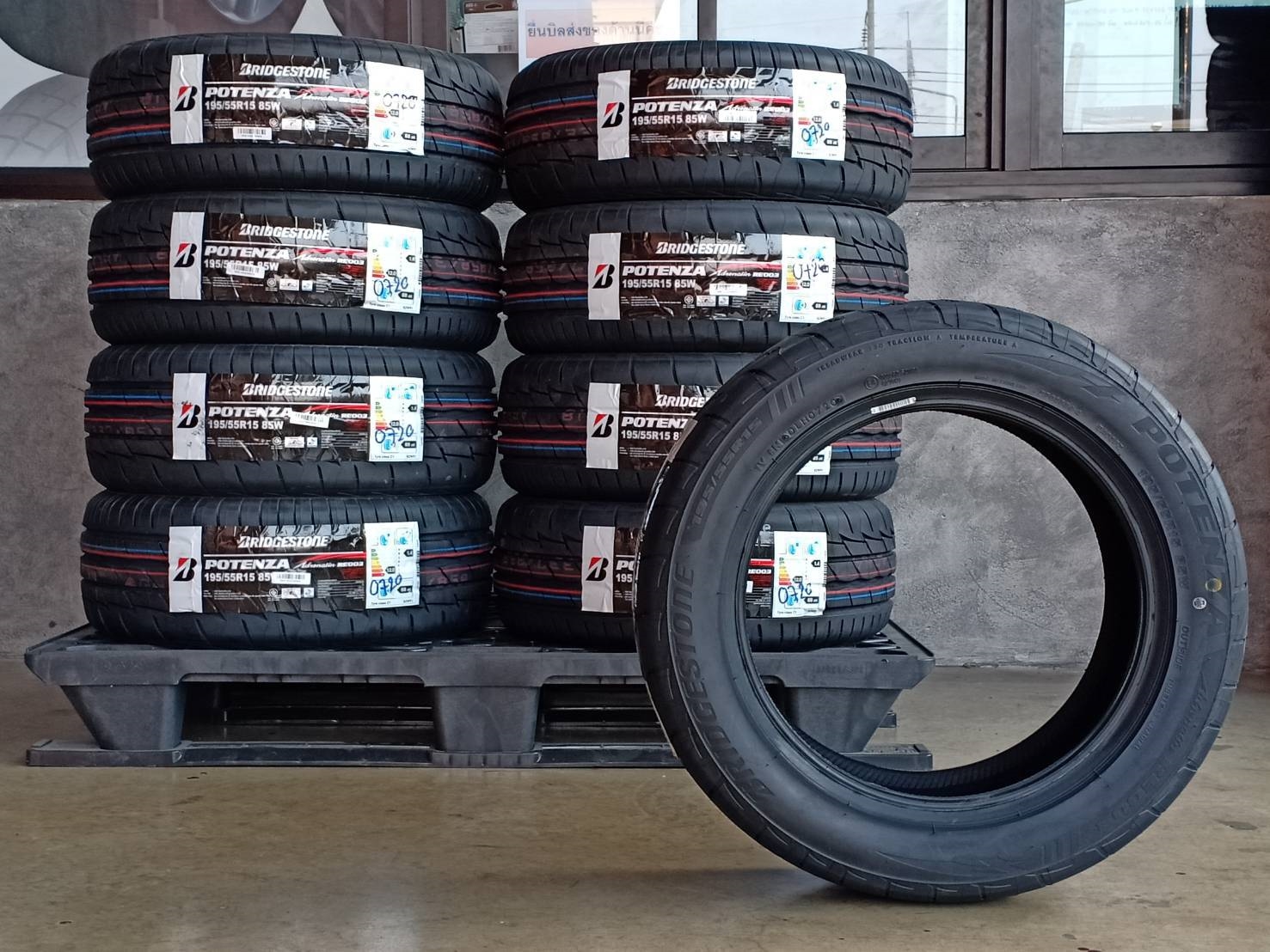 BRIDGESTONE 195/55R15 POTENZA RE003 85W MADE IN THAILAND