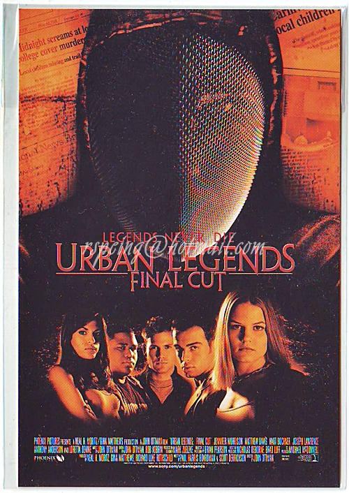 โปสการ์ดหนังเรื่อง Urban Legends : Final Cut จาก EGV