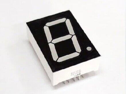 7 Segment 1" Common Anode/Cathode (ไฟบวก/ไฟลบร่วม สีเขียว/เขียวเหลือง/แดง/น้ำเงิน) 1.0AGG