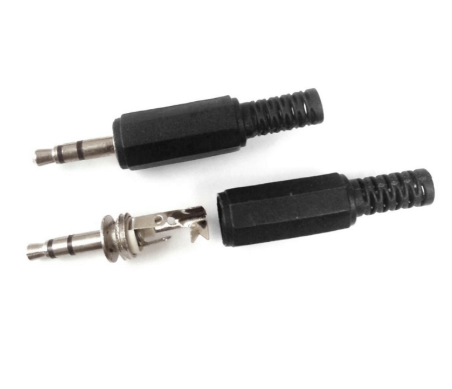 Jack Plug Headphone male Connector 3.5mm