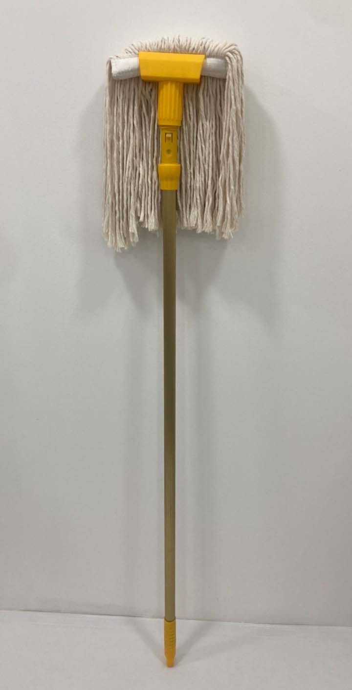 ชุดหัวไม้ถูพื้นฟรีไซส์ ผ้า 8 นิ้ว สีเหลือง