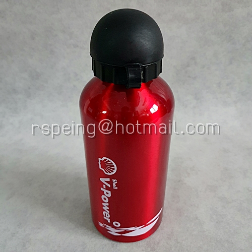กระบอกน้ำอลูมิเนียม Shell V-Power สีแดง พร้อมกล่อง