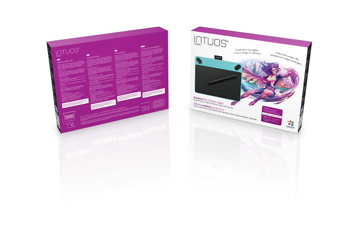 Intuos Comic Mint Blue