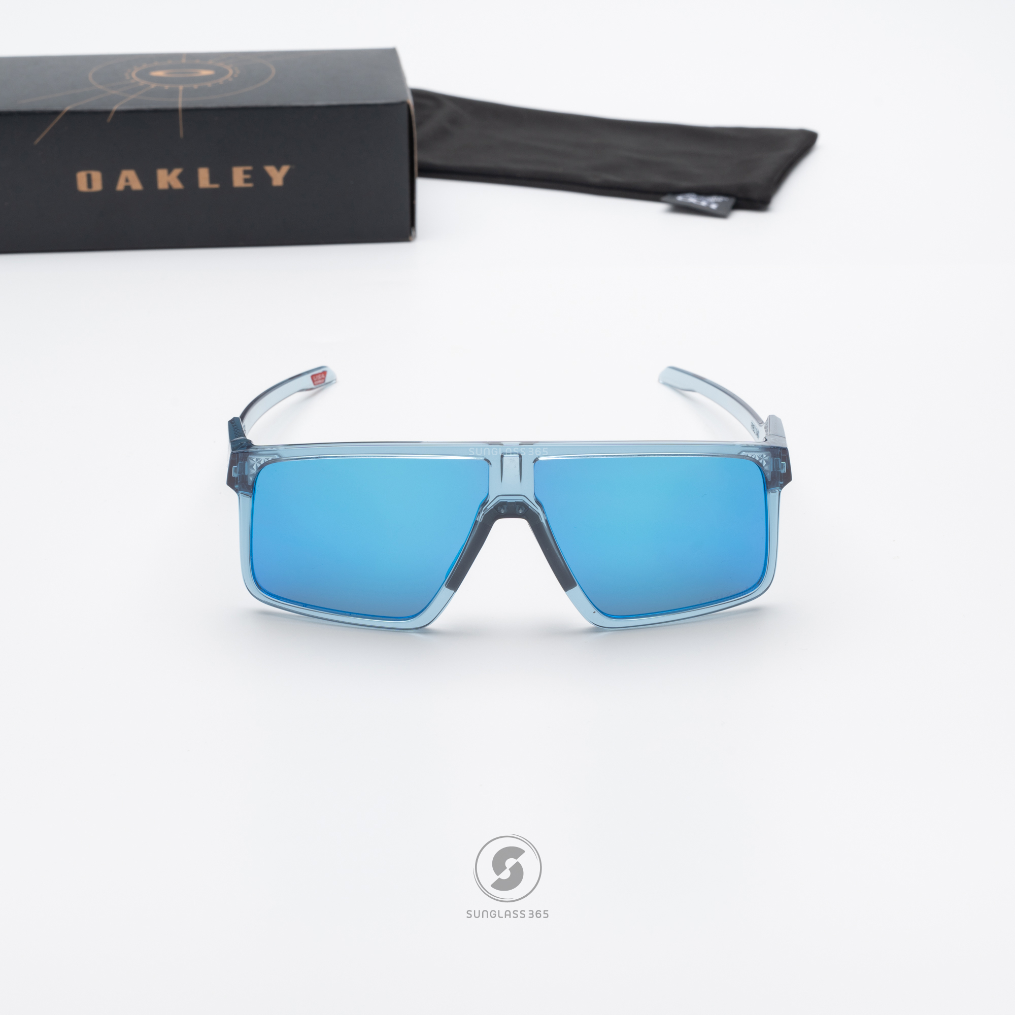 OAKLEY Helux OO9285-08 Transparent Stonewash Prizm Sapphire