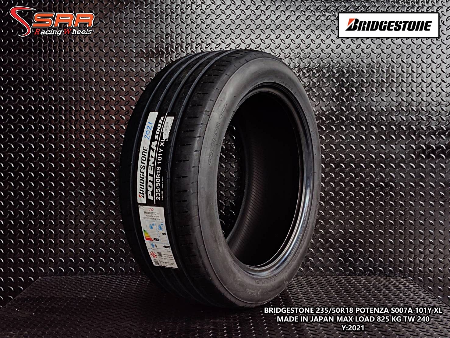 BRIDGESTONE 235/50R18 S007A ปี2021 ราคาถูก