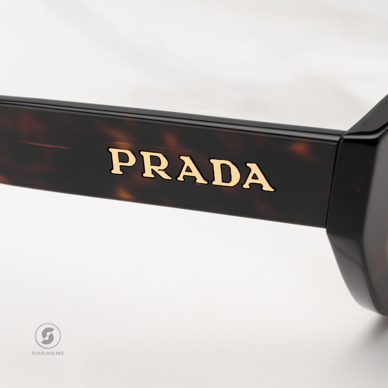 PRADA PRA09SF 16N5Y1 Briar Tortoise