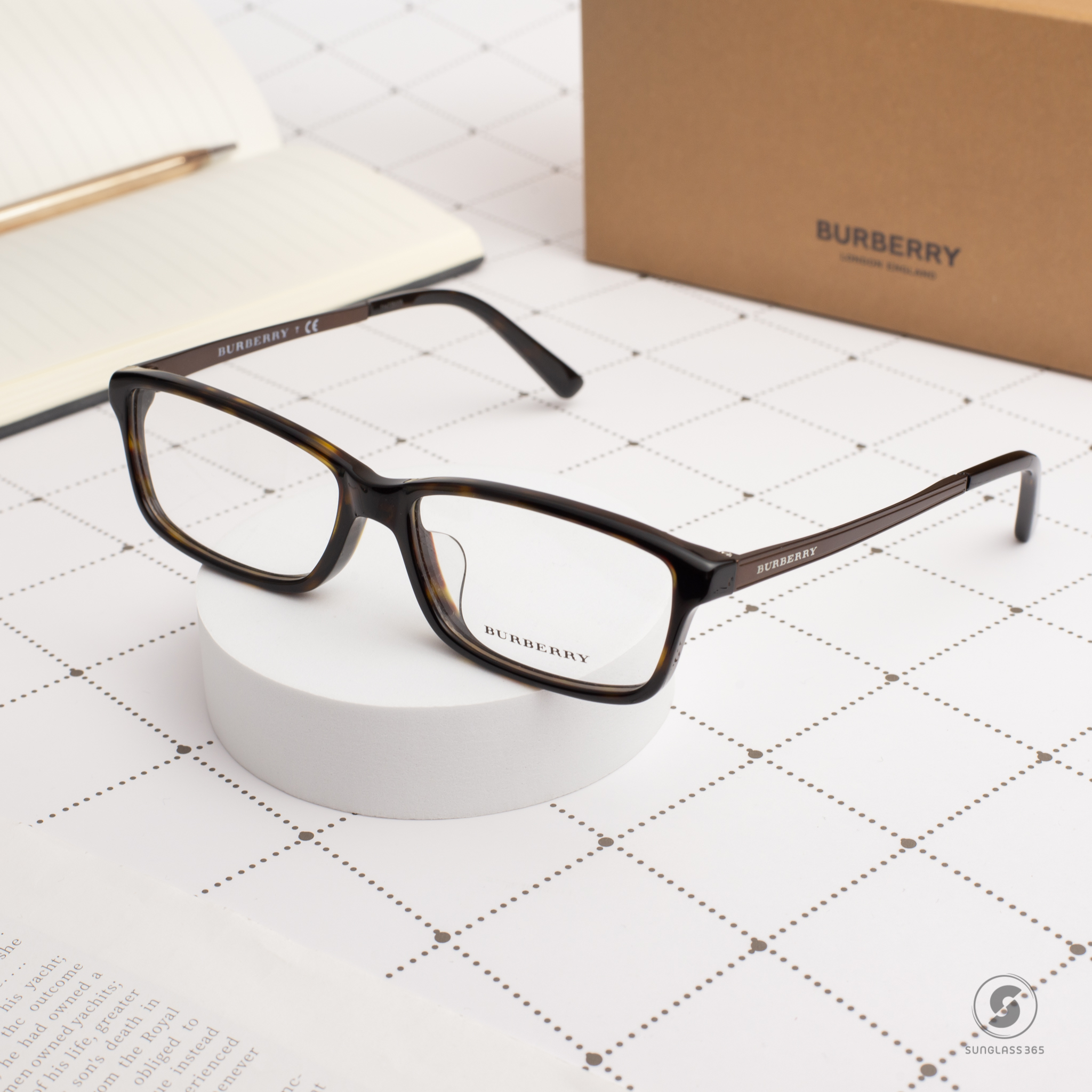 BURBERRY BE2217D 3002 Dark Havana