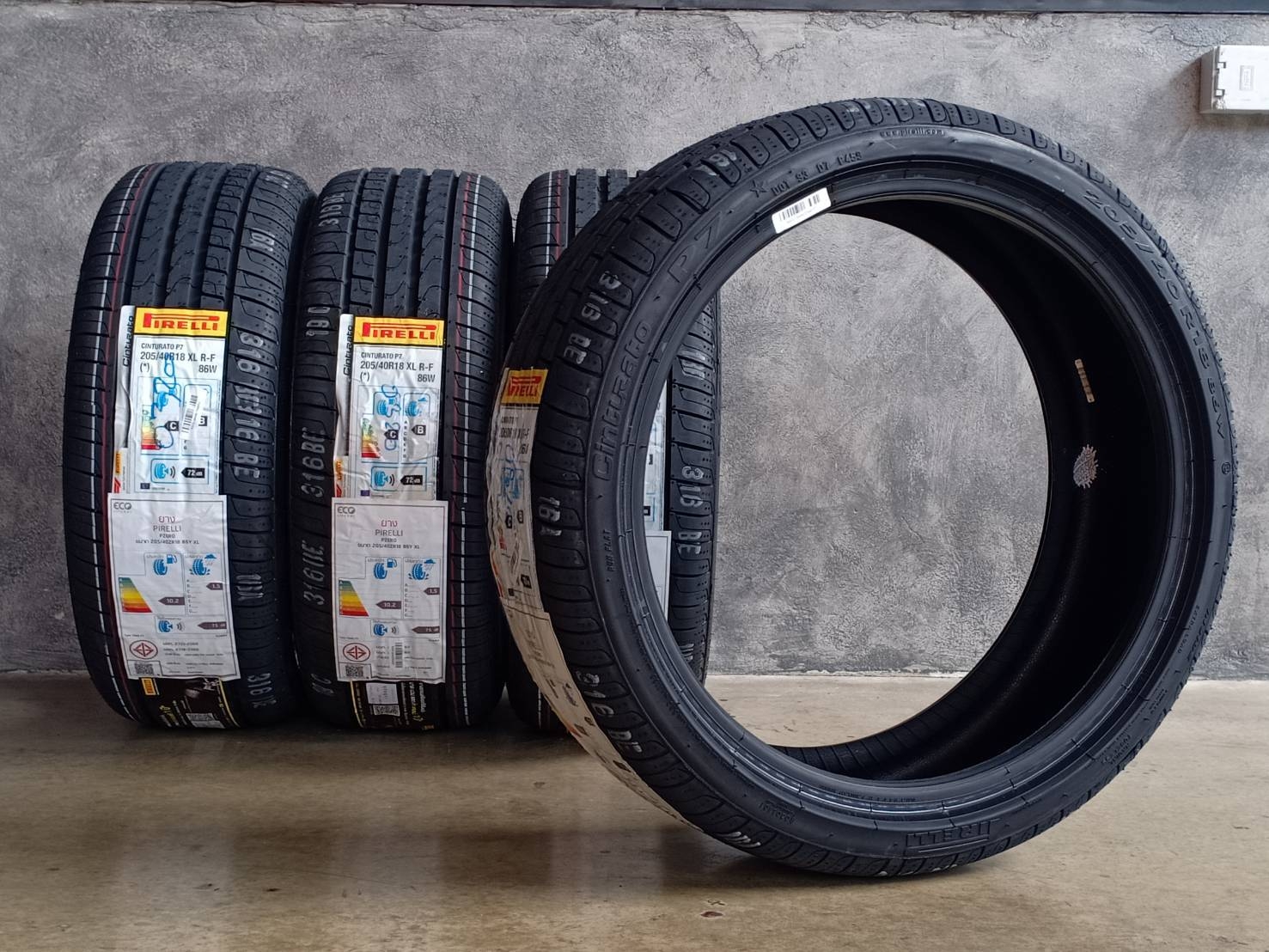 PIRELLI 205/40R18 CINTURATO P7 R-F (*) 86W XL MADE IN ROMANIA