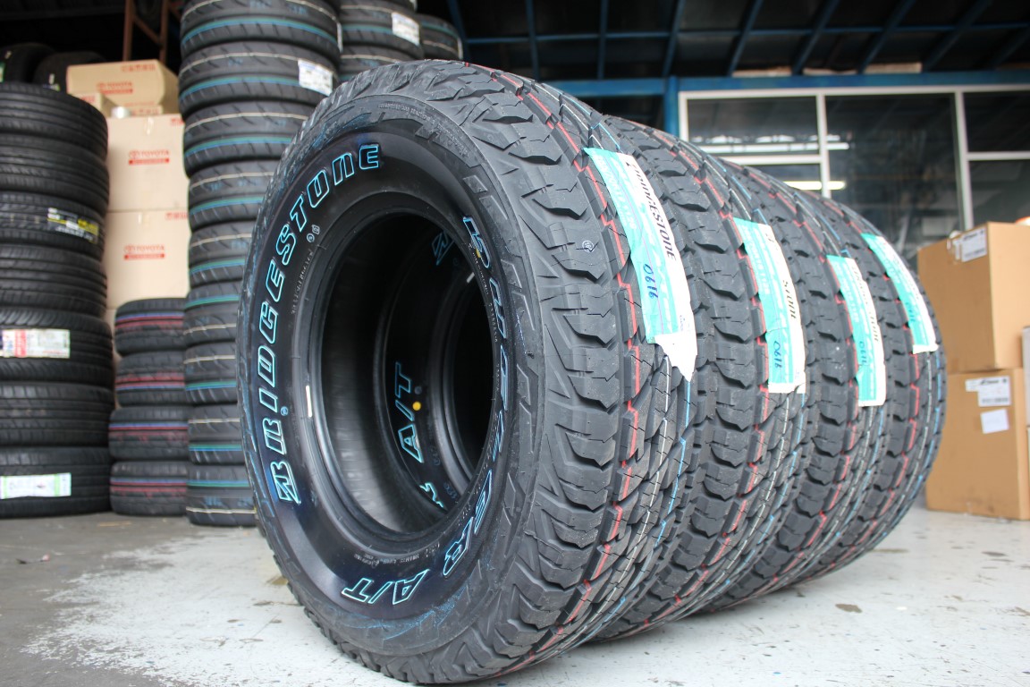 ยางใหม่ค้างปี BRIDGESTONE DUELER AT697 265/65-17 เส้น 5900 ปี17 ปกติ 8000