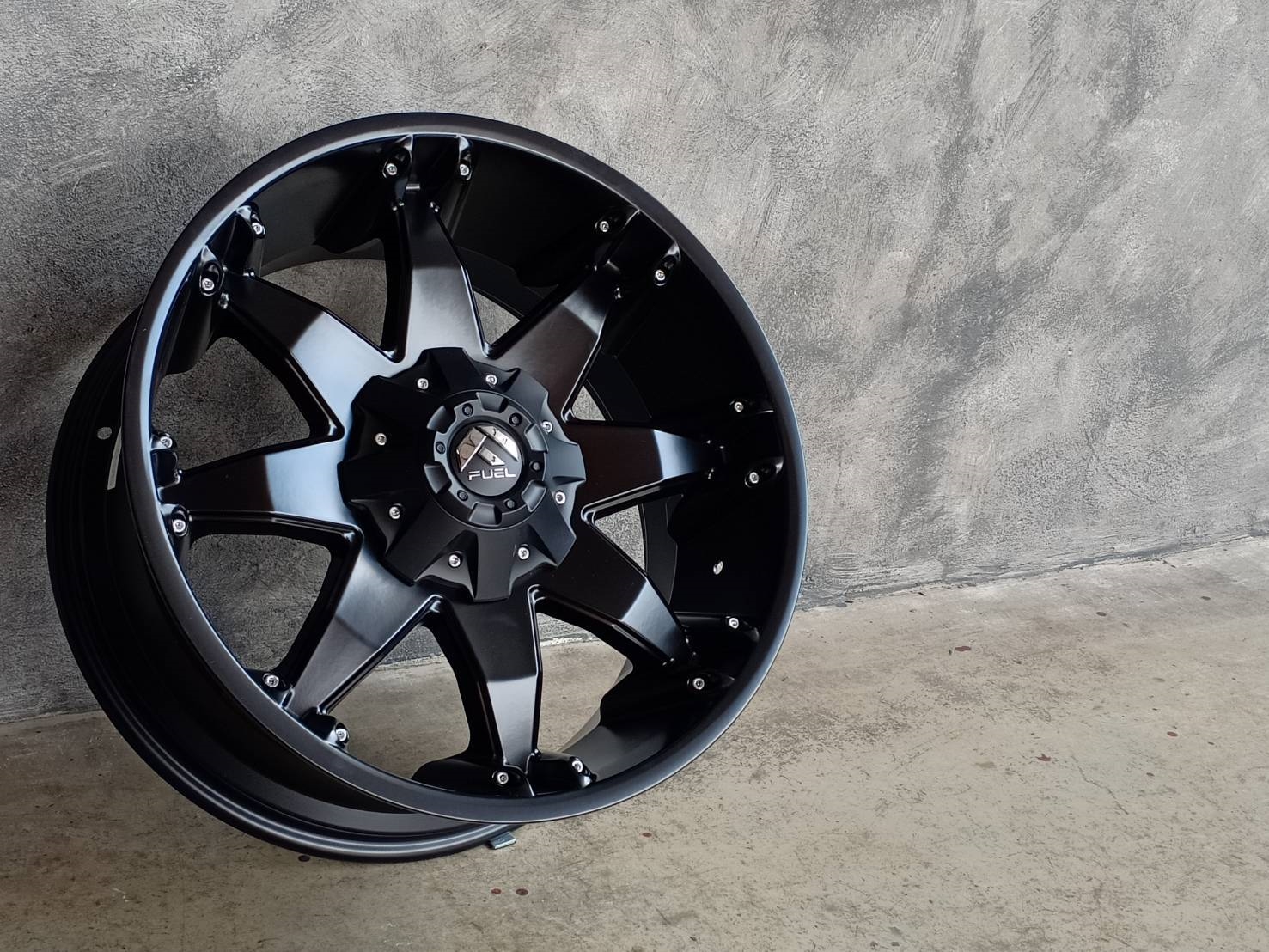 FUEL-OCTANE 20X9 6X139.7/6X135 -12 106.1 MATTE BLACK