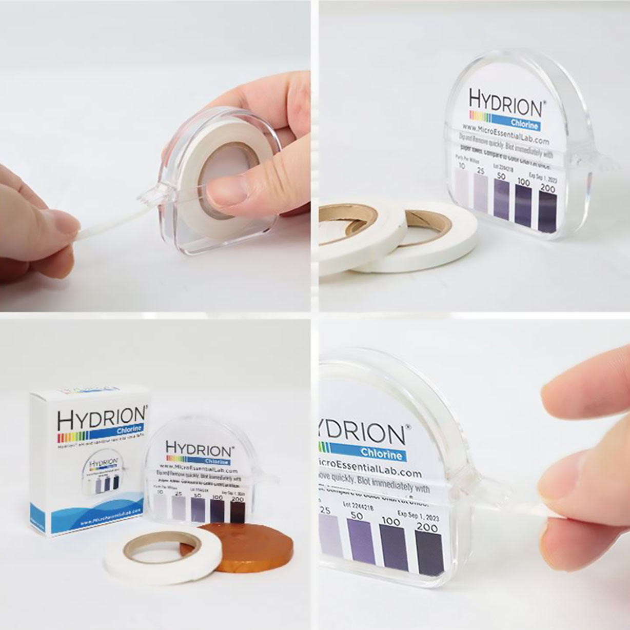 กระดาษวัดค่าคลอรีน แบบม้วน 10-200 ppm (CM-240)