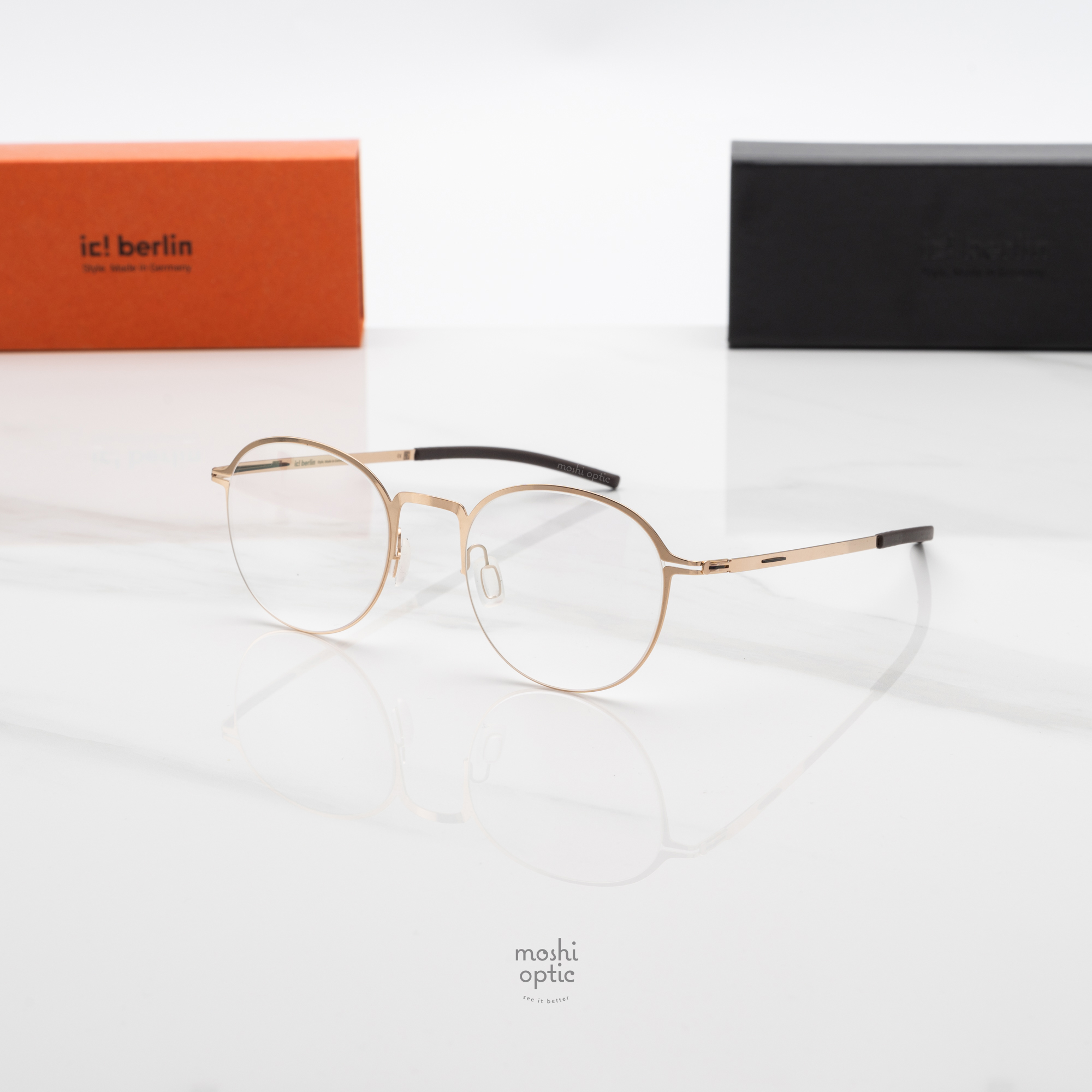 กรอบแว่น IC BERLIN Kayoko Rose Gold