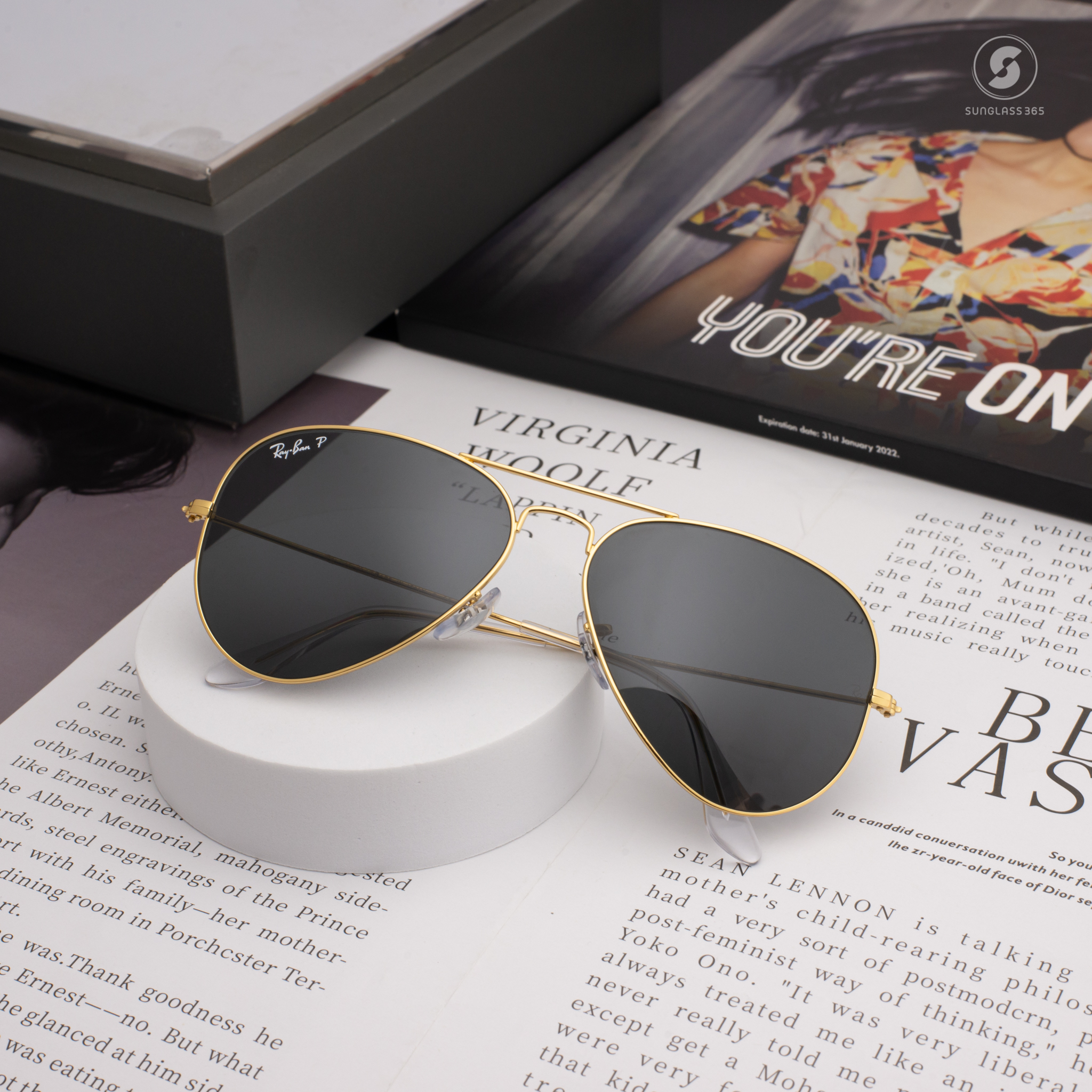 Ray-Ban RB3025 919648 Legend Gold Black Polarized