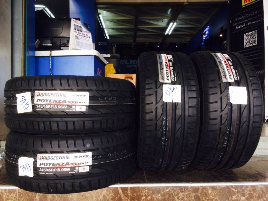 BRIDGESTONE POTENZA S001 RUNFLAT 275/40-18 ราคาถูก
