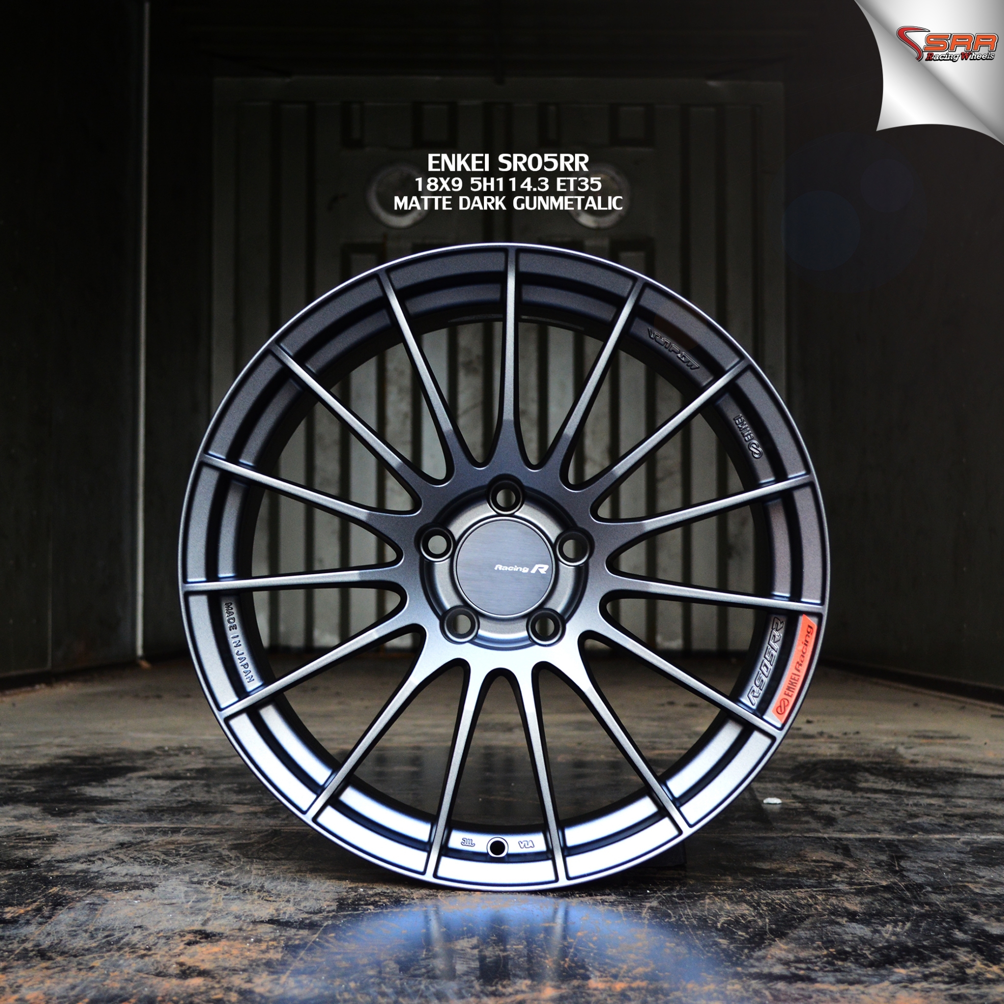 ล้อแท้ ENKEI RS05RR MADE IN JAPAN จับคู่ยางซิ่ง DUNLOP DZ102