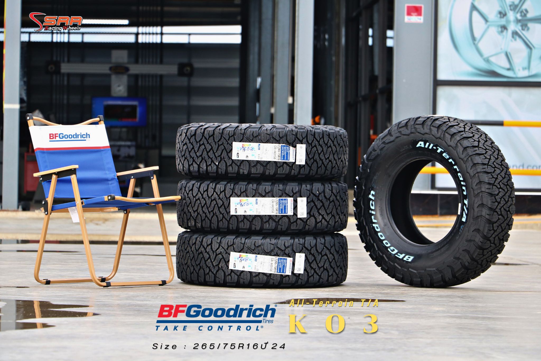 BF Goodrich All-Terrain T/A KO3 ขนาด 265/75R16 ปี2024