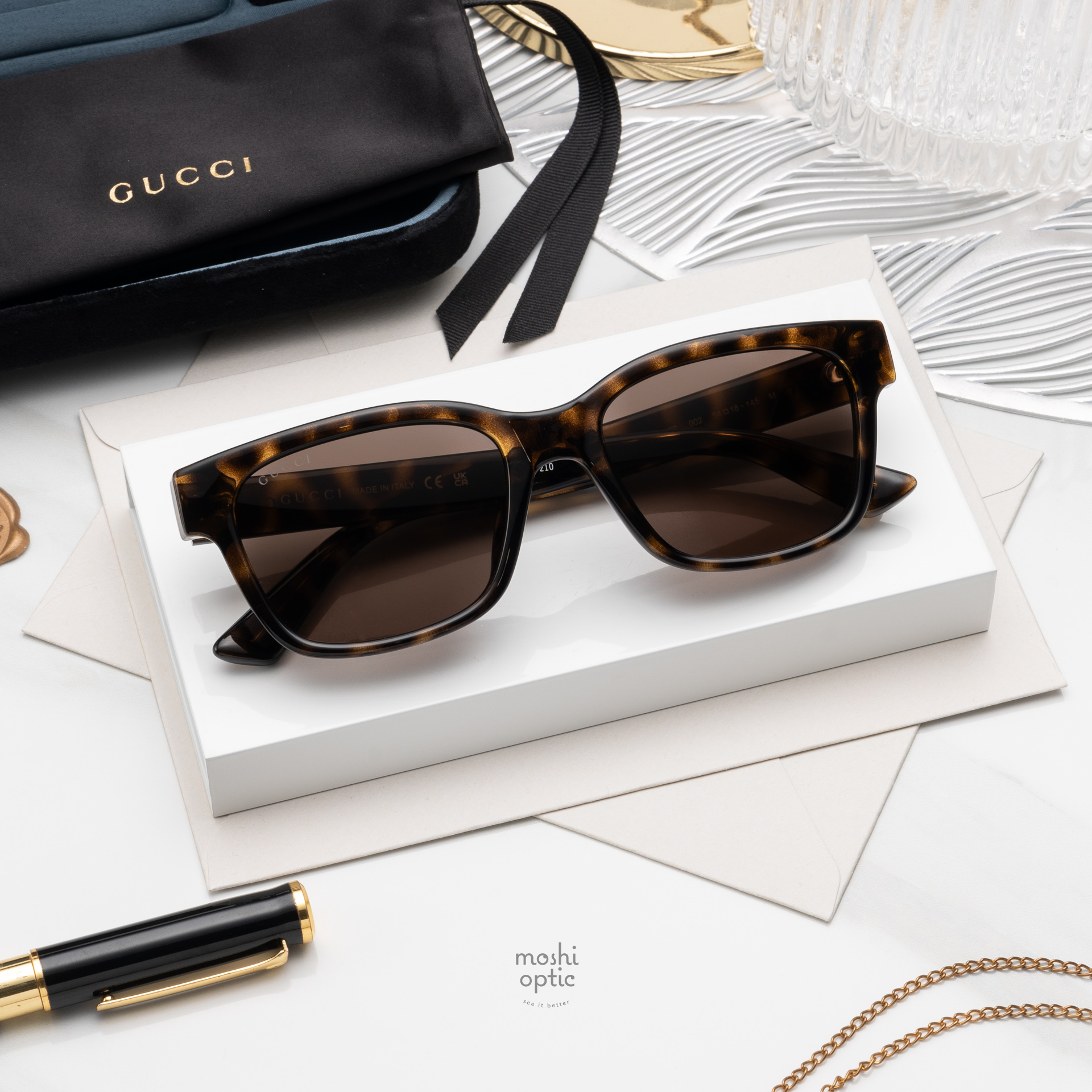 แว่นกันแดด Gucci GG1716S 002