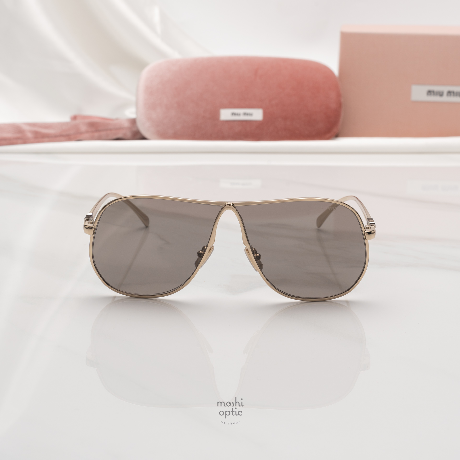 แว่นกันแดด Miu Miu MUA56S ZVN80Q