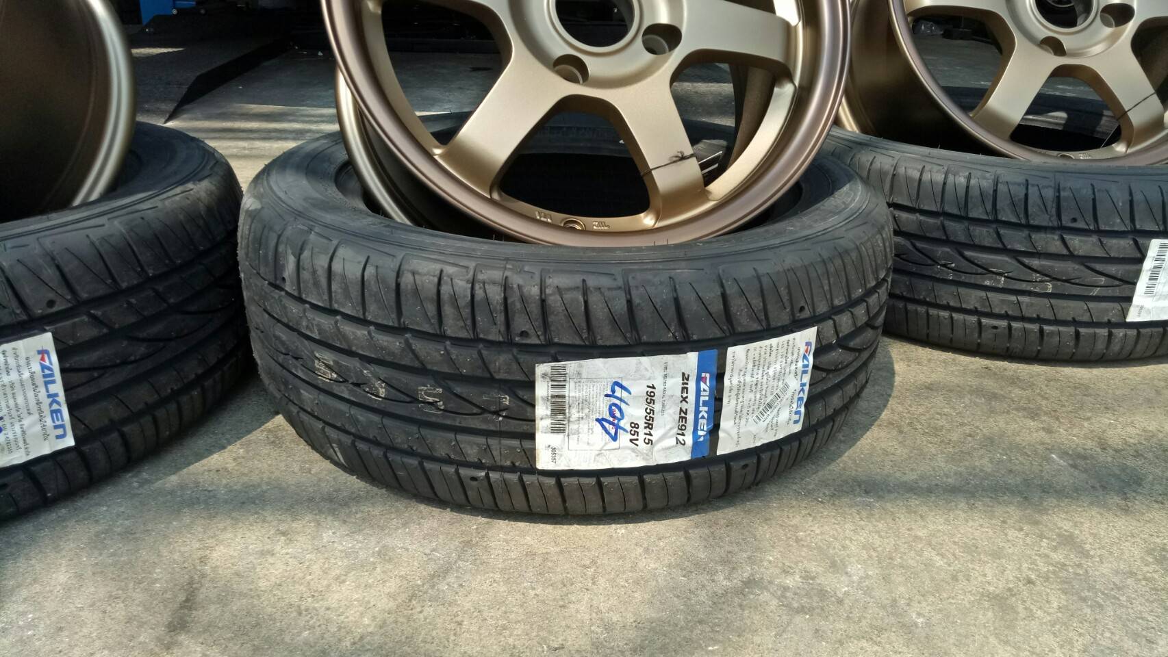 ล้อใหม่ TE37 ขอบ15 ใส่รู 4รู114