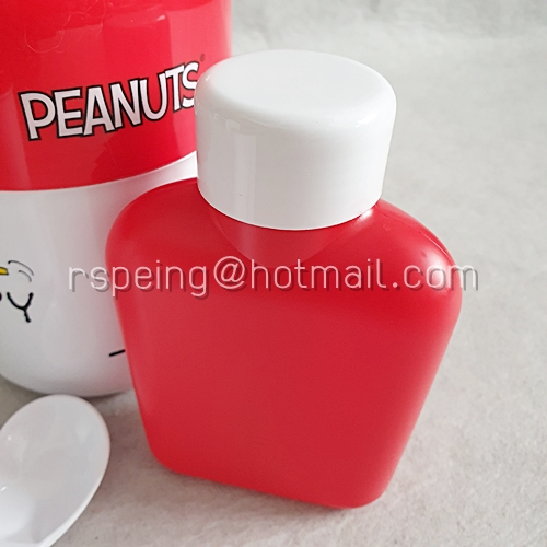 ชุดกล่องอาหารเช้า ชาร์ลี บราวน์ และสนูปปี้ สีแดง-ขาว พร้อมกล่อง