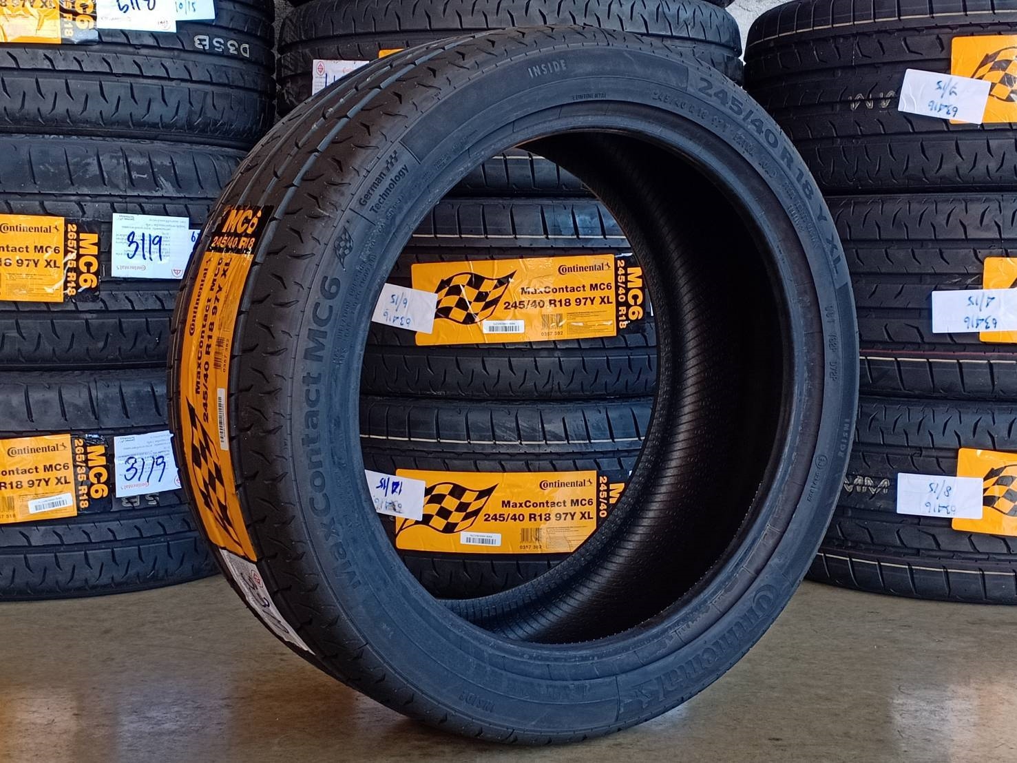 CONTINENTAL CONTACT MC6 245/40R18 ปี19