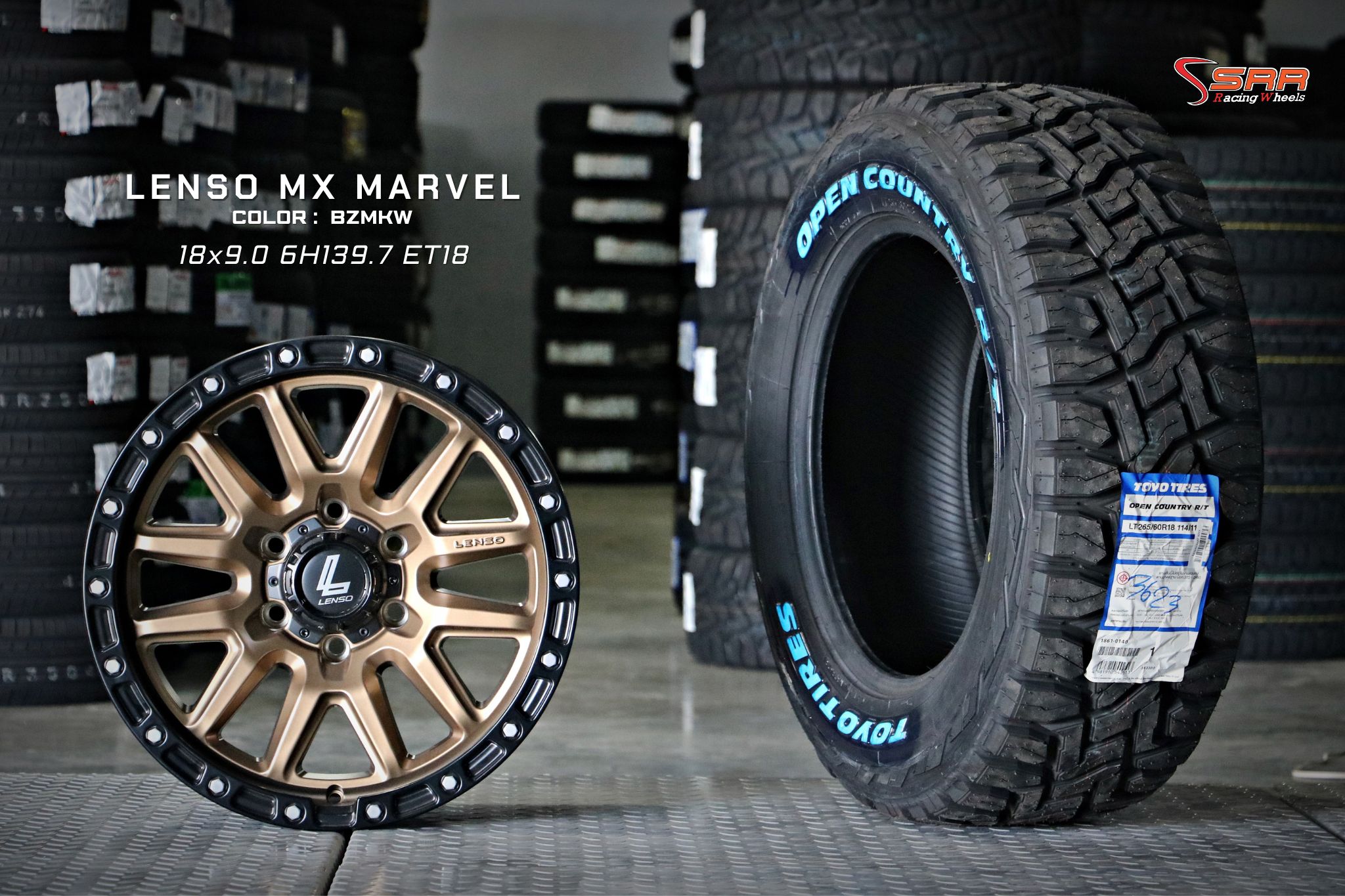 โปรโมชั่นล้อพร้อมยางขอบ18 สำหรับ รถกะบะ6รู และ รถSUV