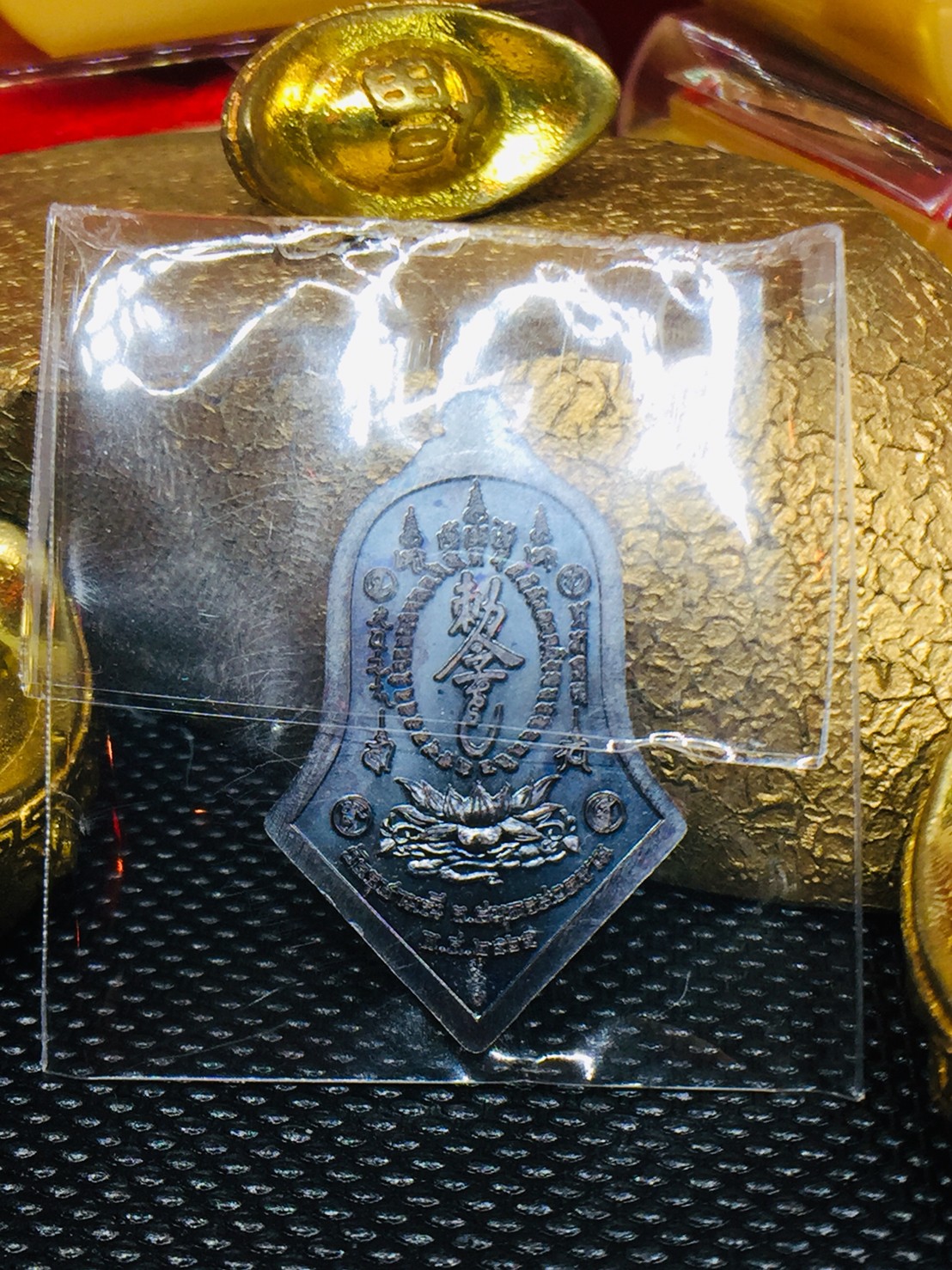 พิมพ์ใหญ่ เหรียญกันชง ทรงจำปี ปี2565 รุ่น 5 เสริมมงคล