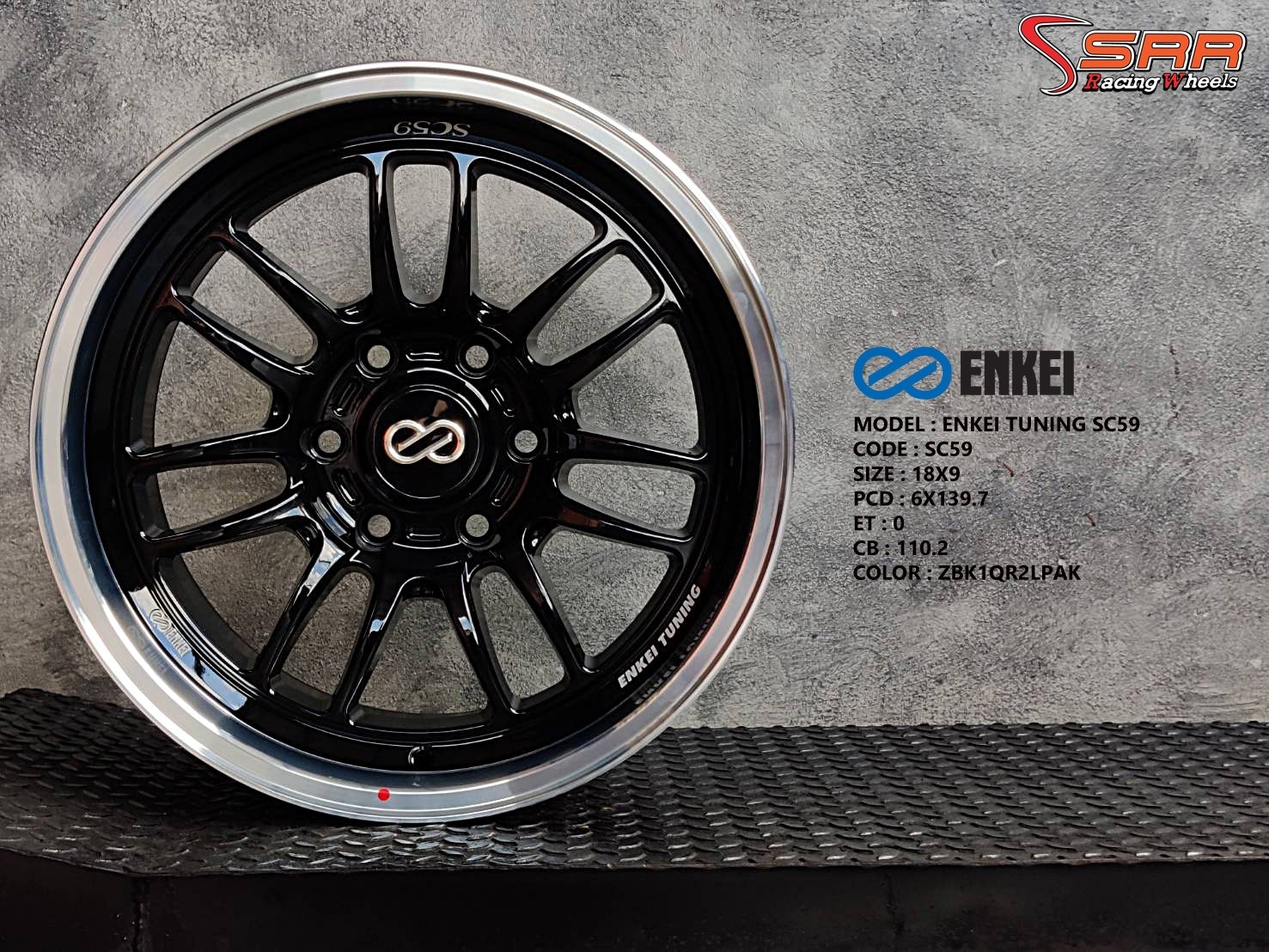 SC59 18X9 6X139.7 0 110.2 ZBK1QR2LPAK