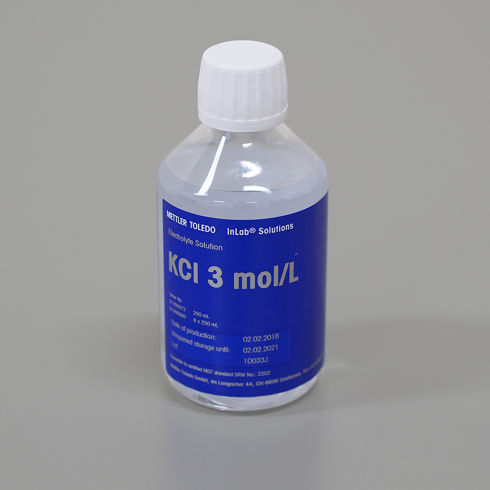 Electrolyte KCl 3M 250 mL Bottle