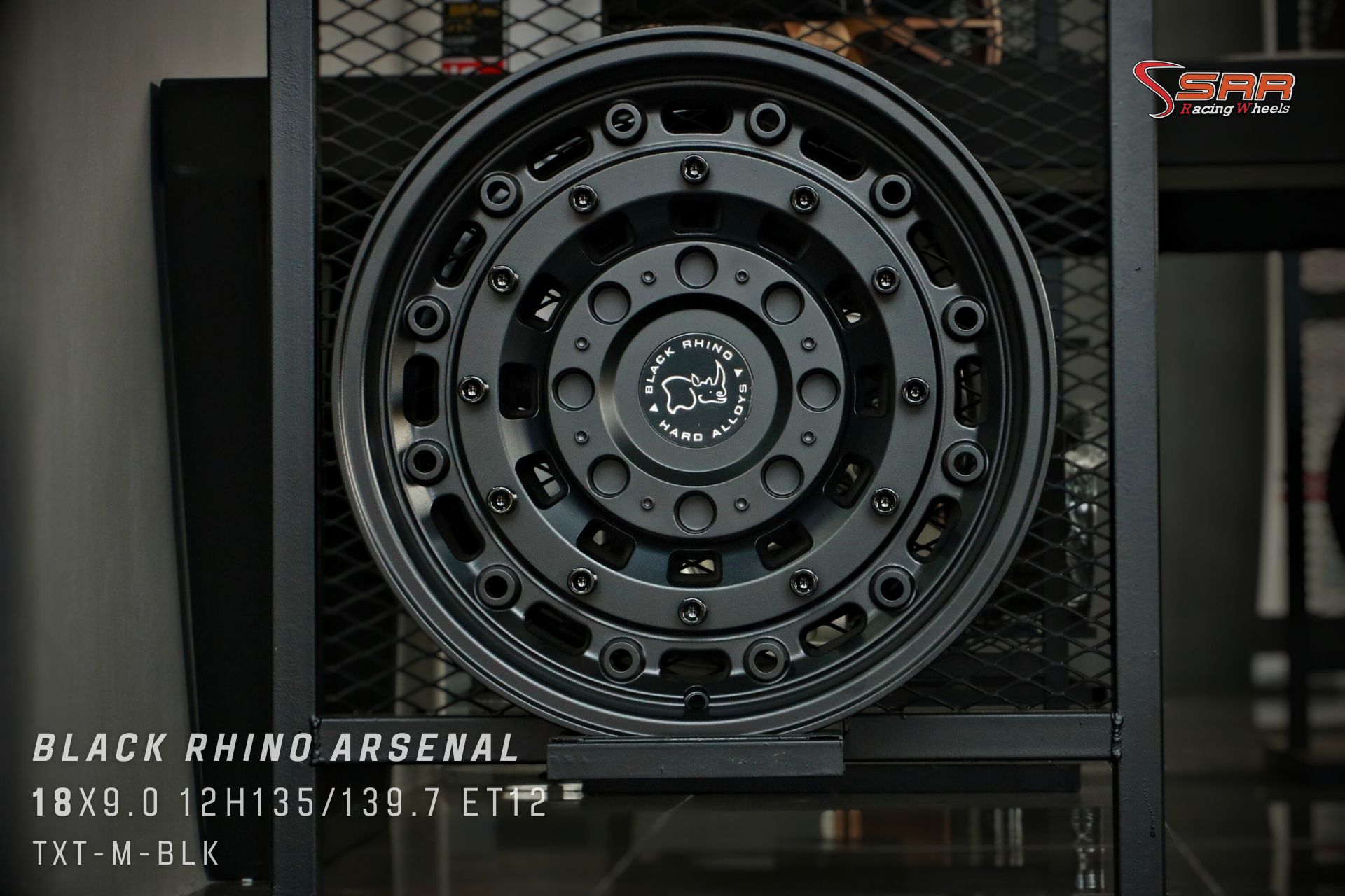BLACK RHINO ARSENAL ขอบ18 6รู139.7 สีดำโหดๆ
