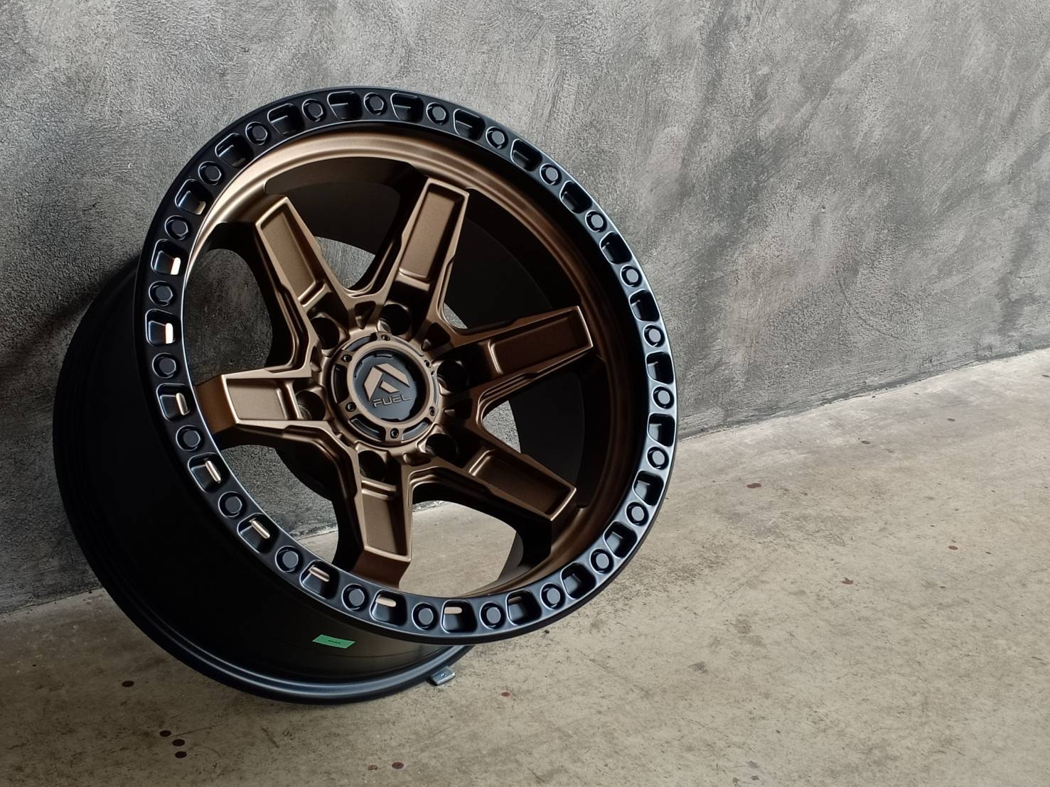 FUEL-KICKER 17X9 6X139.7 -12 106.1 MATTE BRONZE/BLACK RING