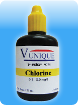 ชุดทดสอบคลอรีน ( Chlorine test kit ) ช่วง 0.1 - 8.0 mg/l
