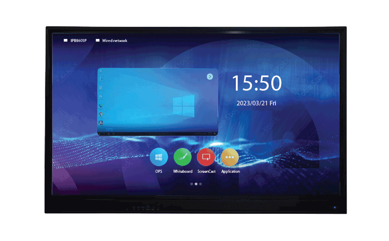 Hoshi i-Pro Board IPB113P จอสัมผัส 110 นิ้ว Android 13 RAM16GB ROM256GB | สำหรับห้องเรียน/ประชุม